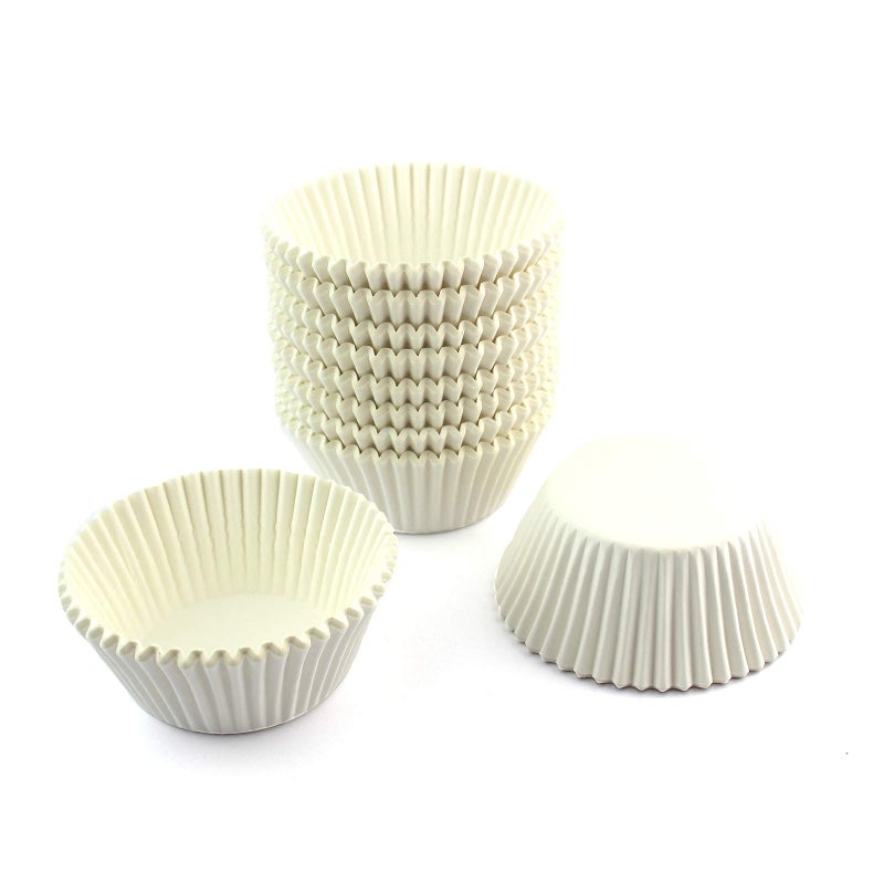 Eoonfirst Standard Size Baking Cups Thanksgiving Day Party Cupcake Liners 200 Pcs (White) - Image 2